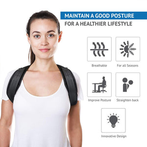 Unisex Adjustable Posture Corrector Belt - V O C O T A